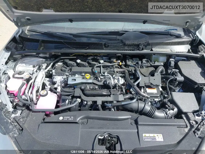 2026 Toyota Prius Se/Xse/Xse Premium/Night Shade VIN: JTDACACUXT3070012 Lot: 12611006