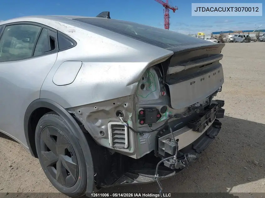 2026 Toyota Prius Se/Xse/Xse Premium/Night Shade VIN: JTDACACUXT3070012 Lot: 12611006