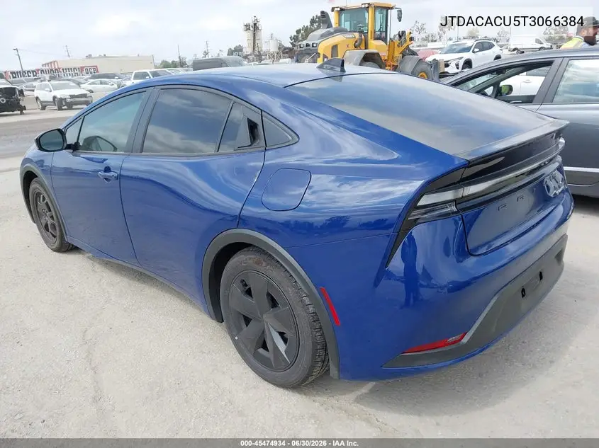 2026 Toyota Prius Plug-In Hybrid Se VIN: JTDACACU5T3066384 Lot: 45474934