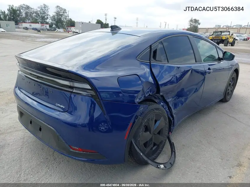 2026 Toyota Prius Plug-In Hybrid Se VIN: JTDACACU5T3066384 Lot: 45474934