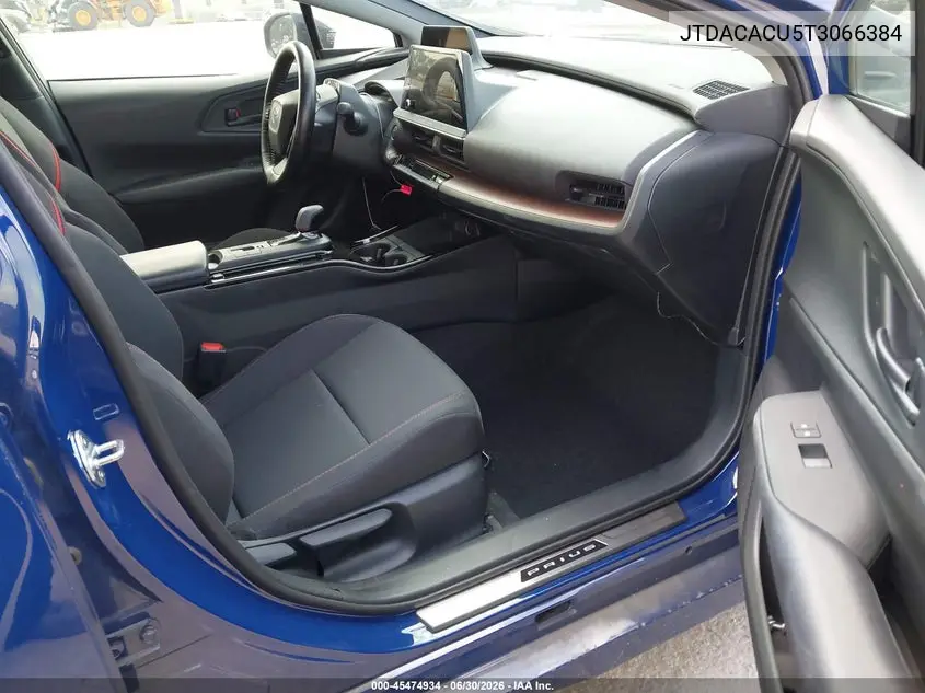 2026 Toyota Prius Plug-In Hybrid Se VIN: JTDACACU5T3066384 Lot: 45474934