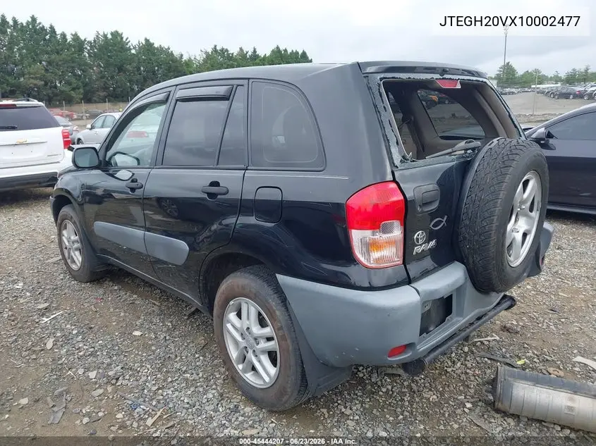 2001 Toyota Rav4 VIN: JTEGH20VX10002477 Lot: 45444207