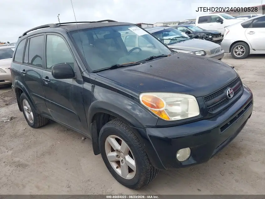 2004 Toyota Rav4 VIN: JTEHD20V240010528 Lot: 45455323