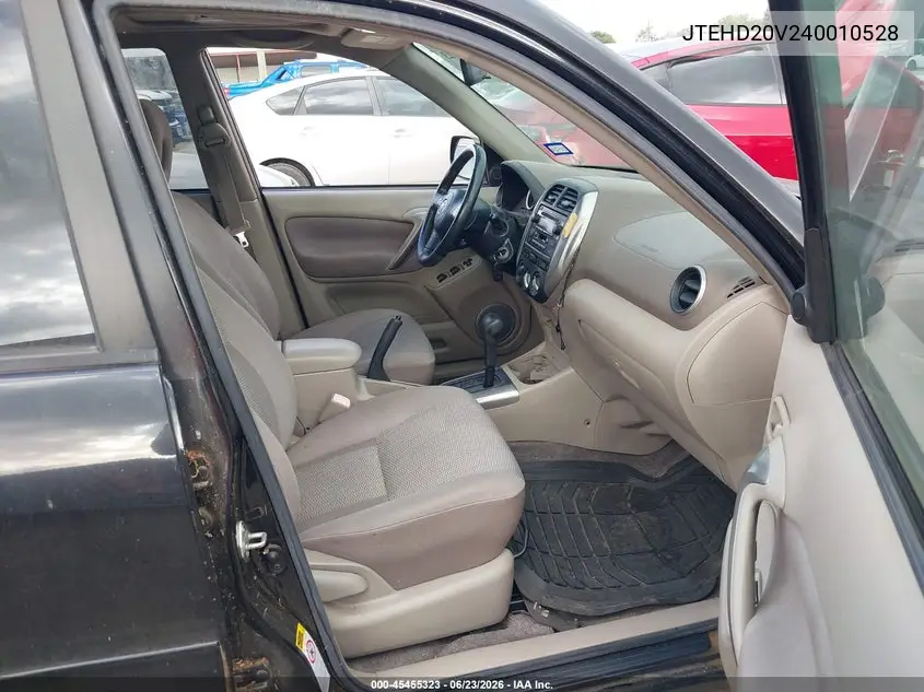 2004 Toyota Rav4 VIN: JTEHD20V240010528 Lot: 45455323
