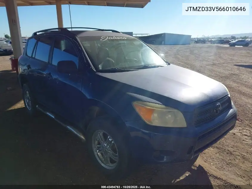 JTMZD33V566010646 2006 Toyota Rav4