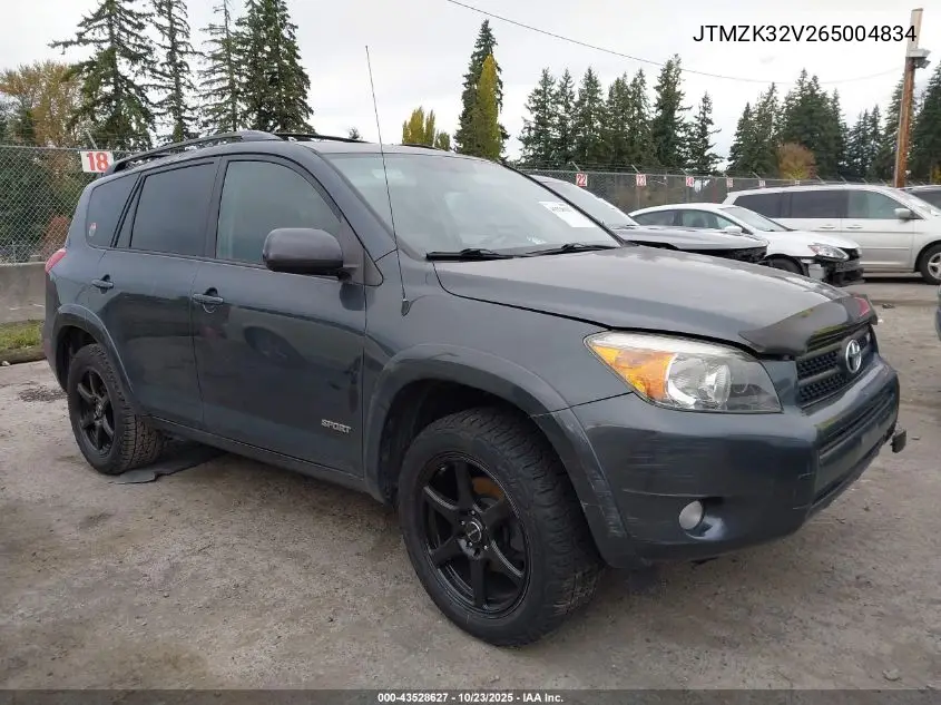 JTMZK32V265004834 2006 Toyota Rav4 Sport V6