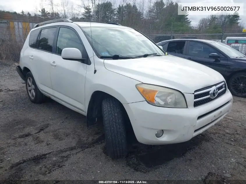 JTMBK31V965002677 2006 Toyota Rav4 Limited V6