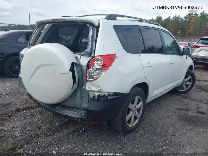 JTMBK31V965002677 2006 Toyota Rav4 Limited V6
