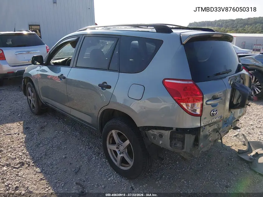 2007 Toyota Rav4 VIN: JTMBD33V876050318 Lot: 45630915