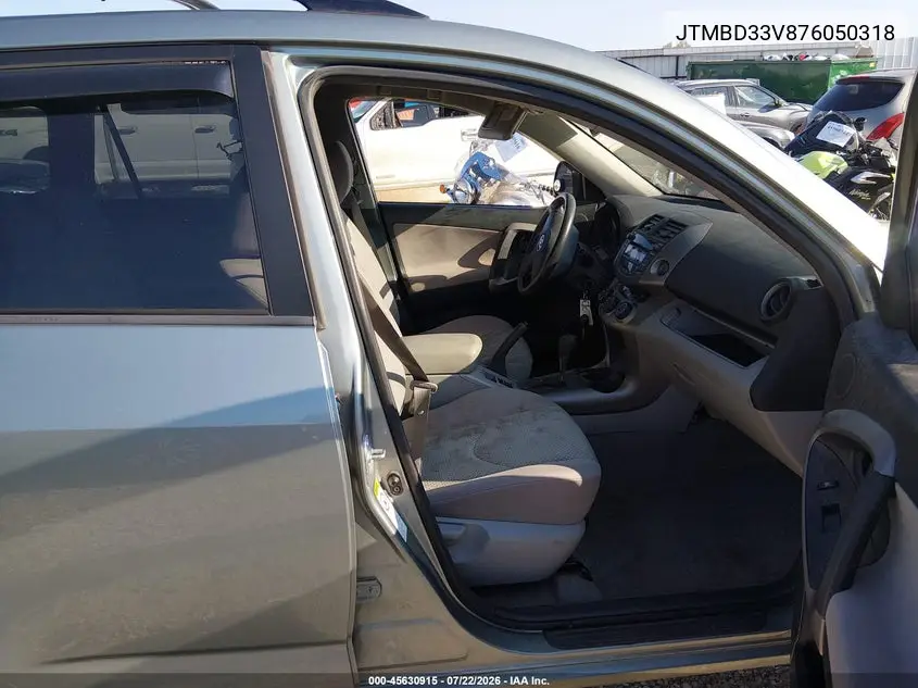 2007 Toyota Rav4 VIN: JTMBD33V876050318 Lot: 45630915