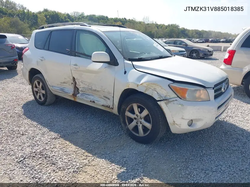 JTMZK31V885018385 2008 Toyota Rav4 Limited V6