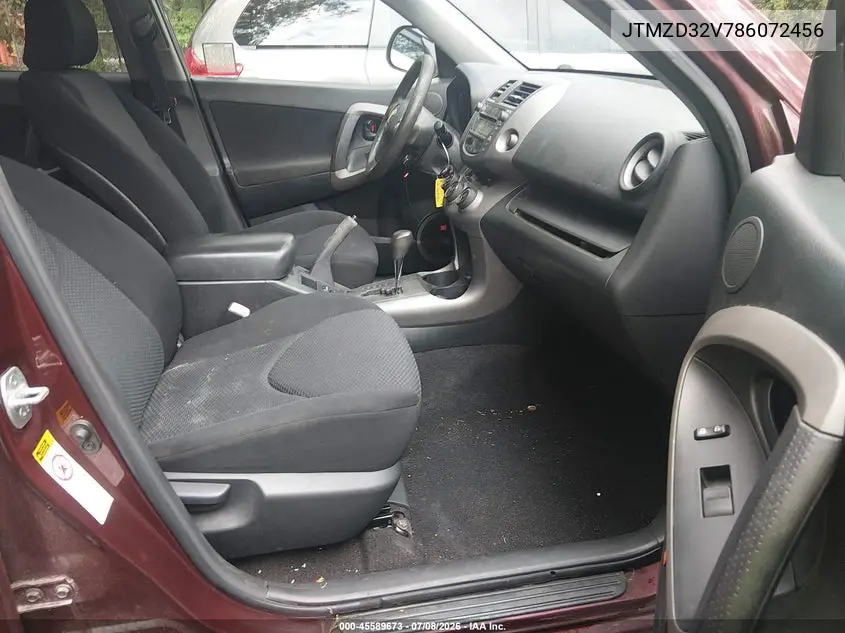JTMZD32V786072456 2008 Toyota Rav4 Sport