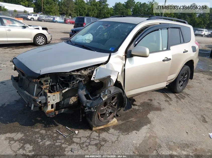 2008 Toyota Rav4 VIN: JTMBD33V386056254 Lot: 45625432
