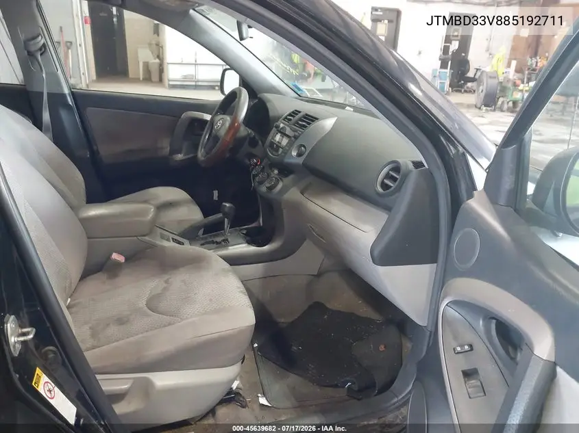 2008 Toyota Rav4 VIN: JTMBD33V885192711 Lot: 45639682