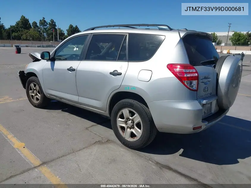 2009 Toyota Rav4 VIN: JTMZF33V99D000681 Lot: 45442479