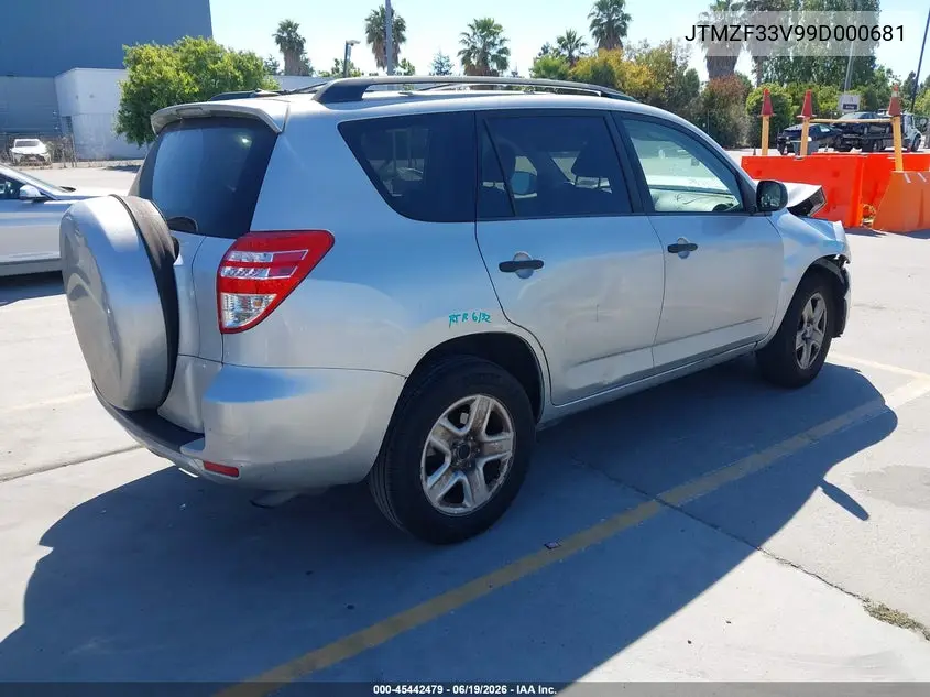 2009 Toyota Rav4 VIN: JTMZF33V99D000681 Lot: 45442479