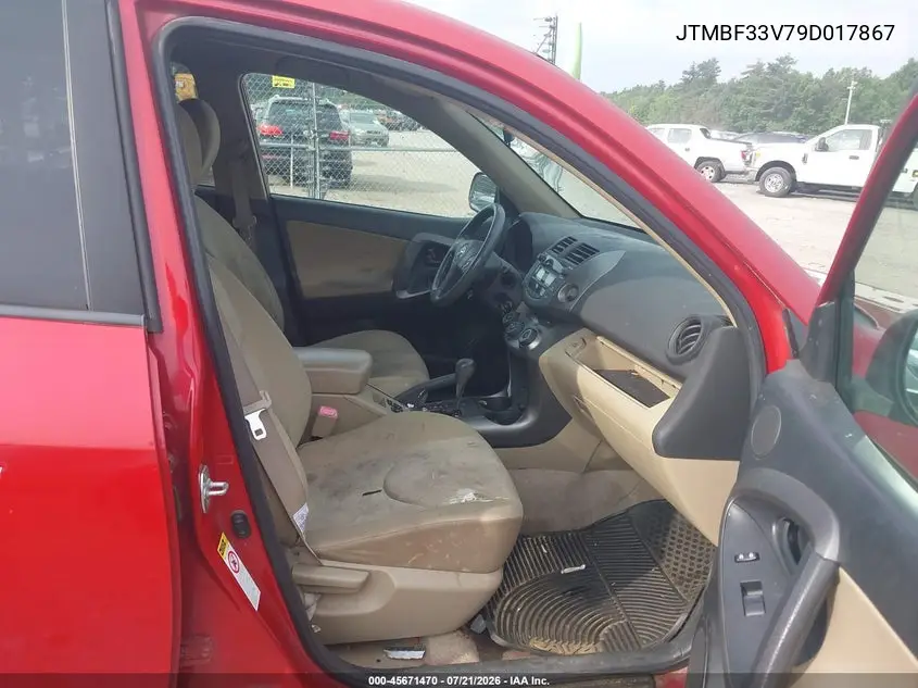 2009 Toyota Rav4 VIN: JTMBF33V79D017867 Lot: 45671470