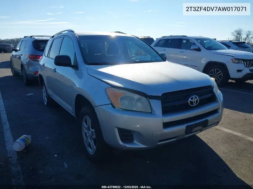 2T3ZF4DV7AW017071 2010 Toyota Rav4