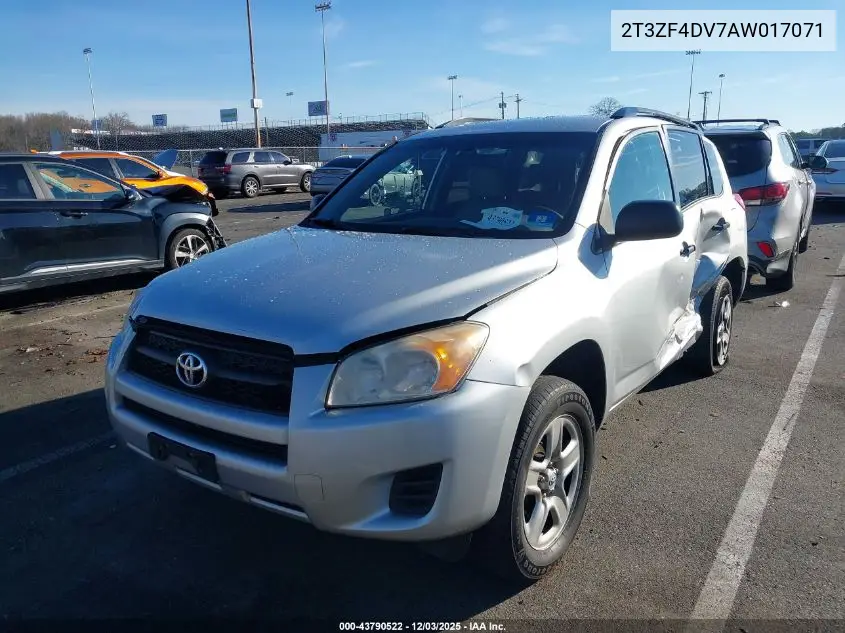2T3ZF4DV7AW017071 2010 Toyota Rav4