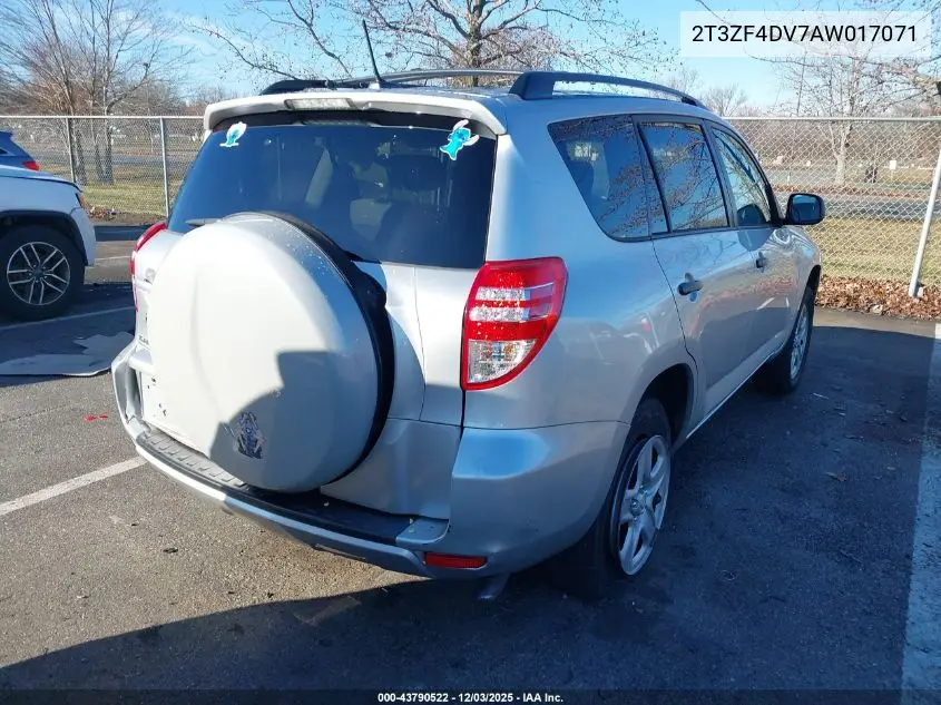 2T3ZF4DV7AW017071 2010 Toyota Rav4