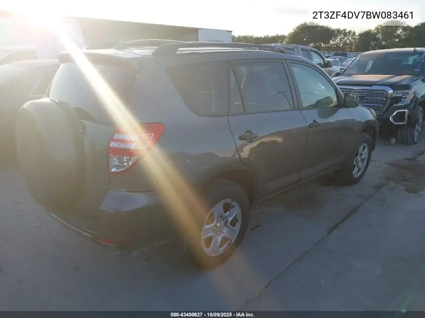 2T3ZF4DV7BW083461 2011 Toyota Rav4