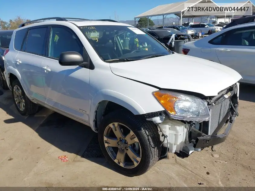 2T3RK4DV0BW044447 2011 Toyota Rav4 Sport V6