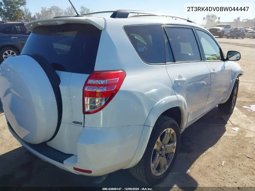 2T3RK4DV0BW044447 2011 Toyota Rav4 Sport V6