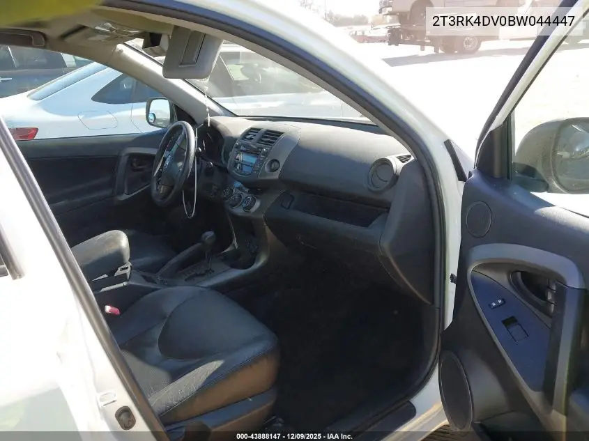2T3RK4DV0BW044447 2011 Toyota Rav4 Sport V6