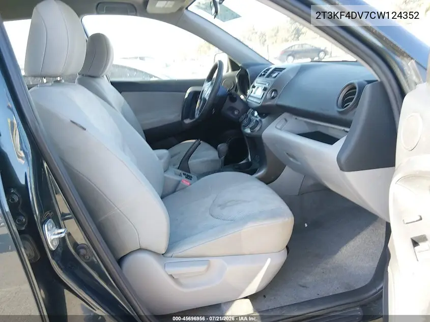 2012 Toyota Rav4 VIN: 2T3KF4DV7CW124352 Lot: 45696956