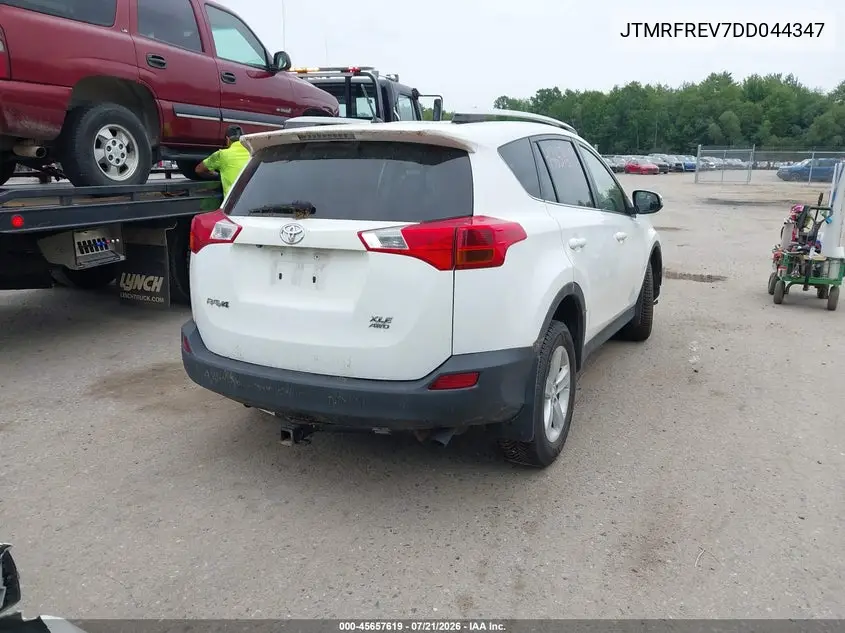 2013 Toyota Rav4 Xle VIN: JTMRFREV7DD044347 Lot: 45657619