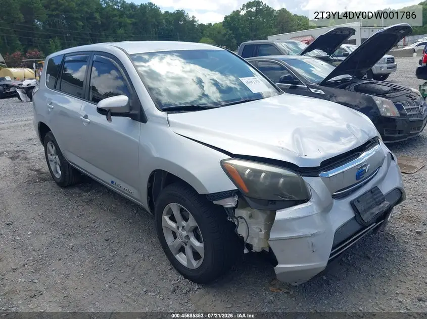 2013 Toyota Rav4 Ev VIN: 2T3YL4DV0DW001786 Lot: 45685353