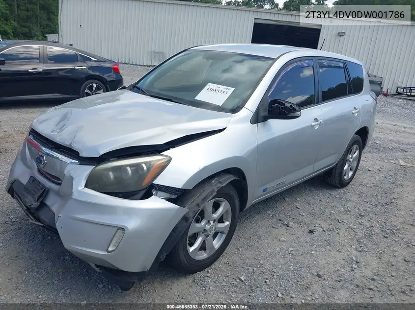2013 Toyota Rav4 Ev VIN: 2T3YL4DV0DW001786 Lot: 45685353