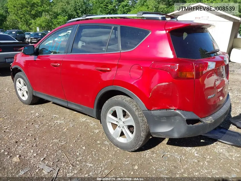 2014 Toyota Rav4 Xle VIN: JTMRFREV8EJ008539 Lot: 45353179