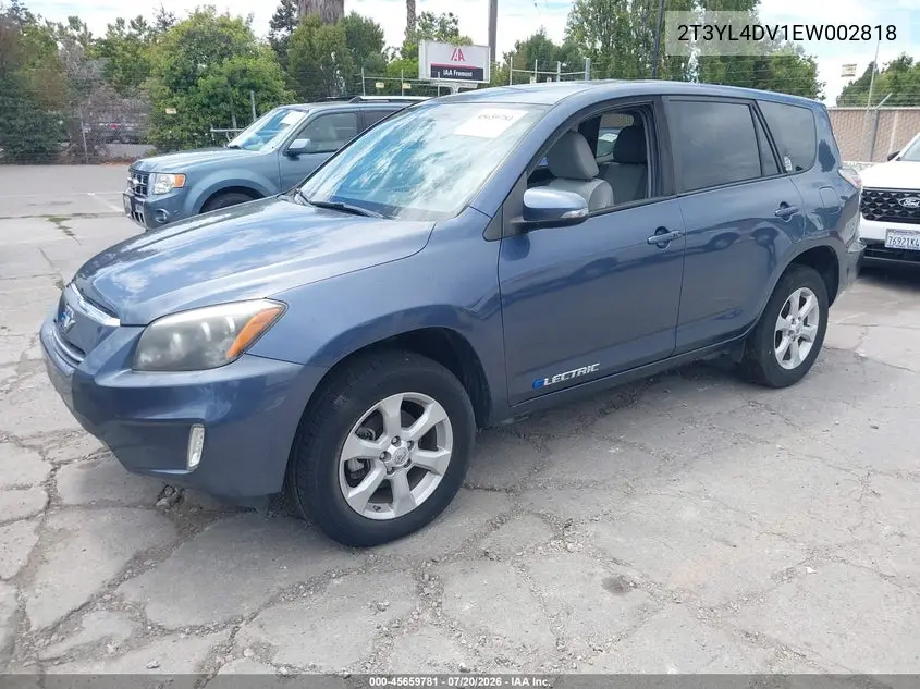 2014 Toyota Rav4 Ev VIN: 2T3YL4DV1EW002818 Lot: 45659781