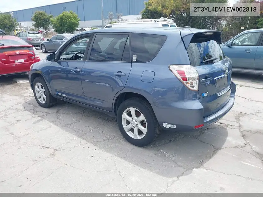 2014 Toyota Rav4 Ev VIN: 2T3YL4DV1EW002818 Lot: 45659781