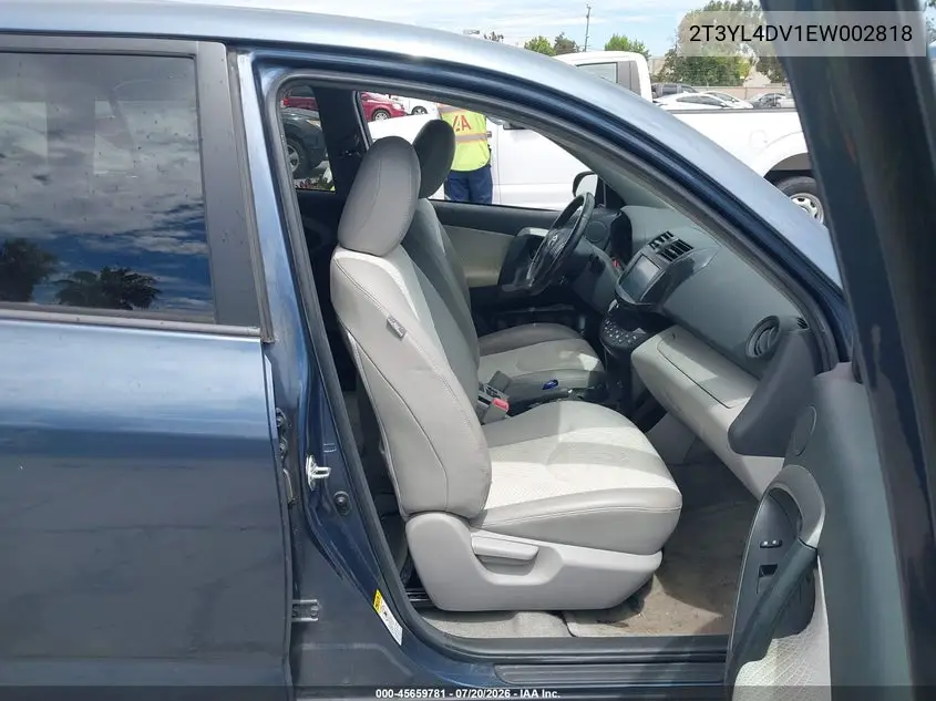 2014 Toyota Rav4 Ev VIN: 2T3YL4DV1EW002818 Lot: 45659781