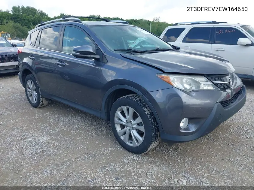 2014 Toyota Rav4 Limited VIN: 2T3DFREV7EW164650 Lot: 45683996