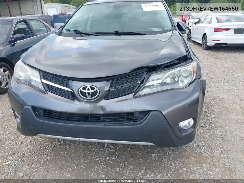 2014 Toyota Rav4 Limited VIN: 2T3DFREV7EW164650 Lot: 45683996