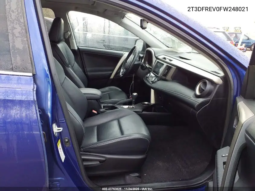 2T3DFREV0FW248021 2015 Toyota Rav4 Limited