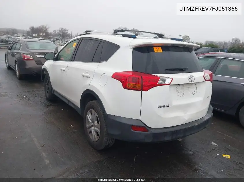 JTMZFREV7FJ051366 2015 Toyota Rav4 Le