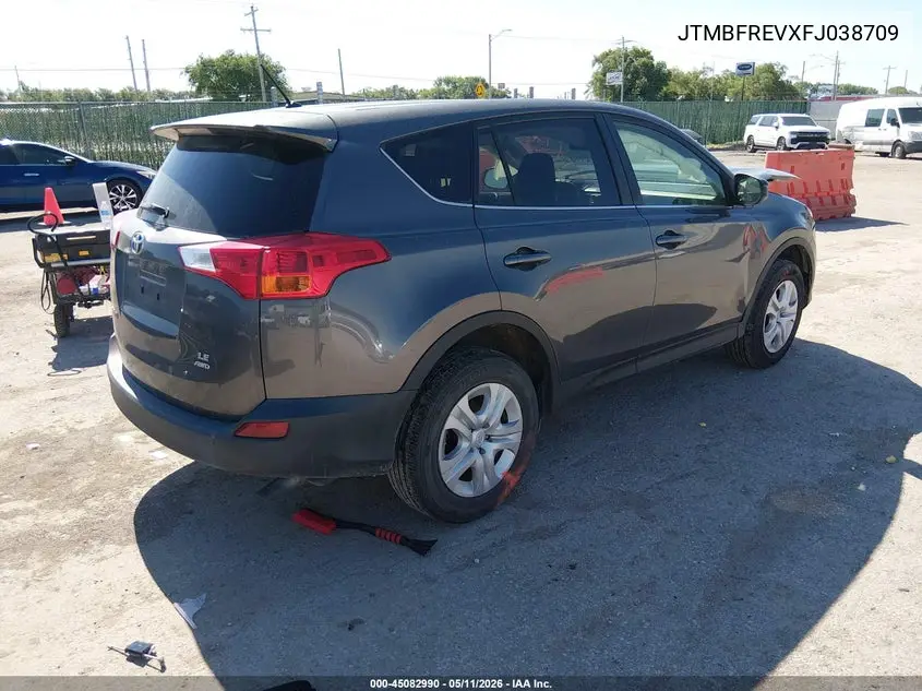 JTMBFREVXFJ038709 2015 Toyota Rav4 Le