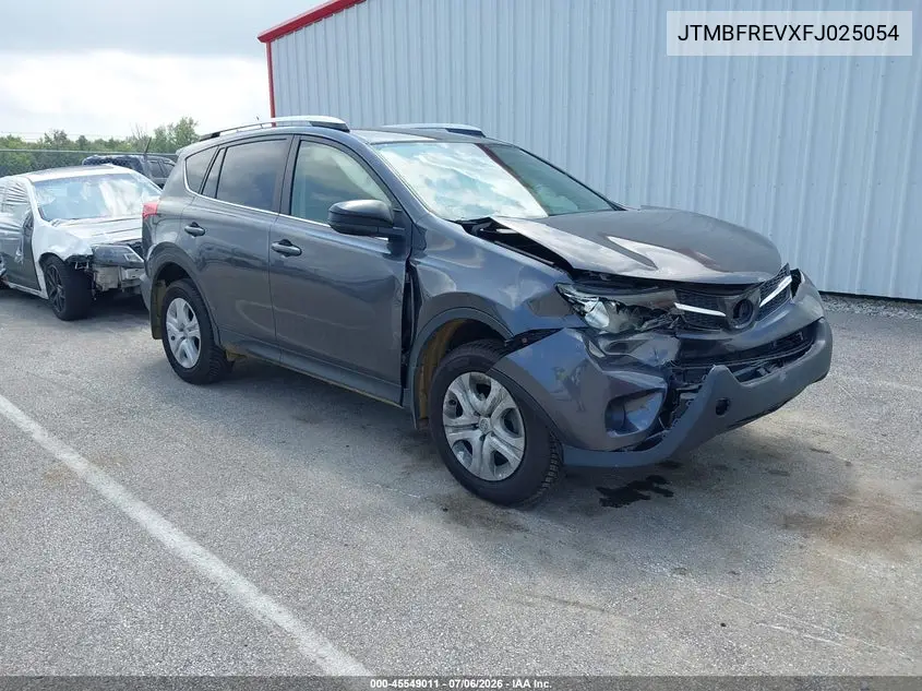 2015 Toyota Rav4 Le VIN: JTMBFREVXFJ025054 Lot: 45549011