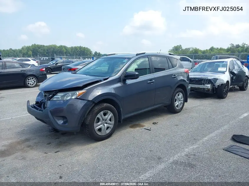 2015 Toyota Rav4 Le VIN: JTMBFREVXFJ025054 Lot: 45549011