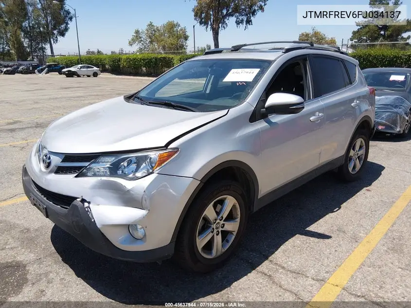 2015 Toyota Rav4 Xle VIN: JTMRFREV6FJ034137 Lot: 45637944