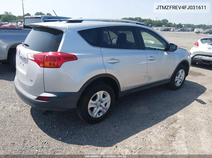 2015 Toyota Rav4 Le VIN: JTMZFREV4FJ031611 Lot: 45660537