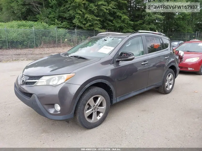 2015 Toyota Rav4 Xle VIN: 2T3WFREV6FW167937 Lot: 45681224