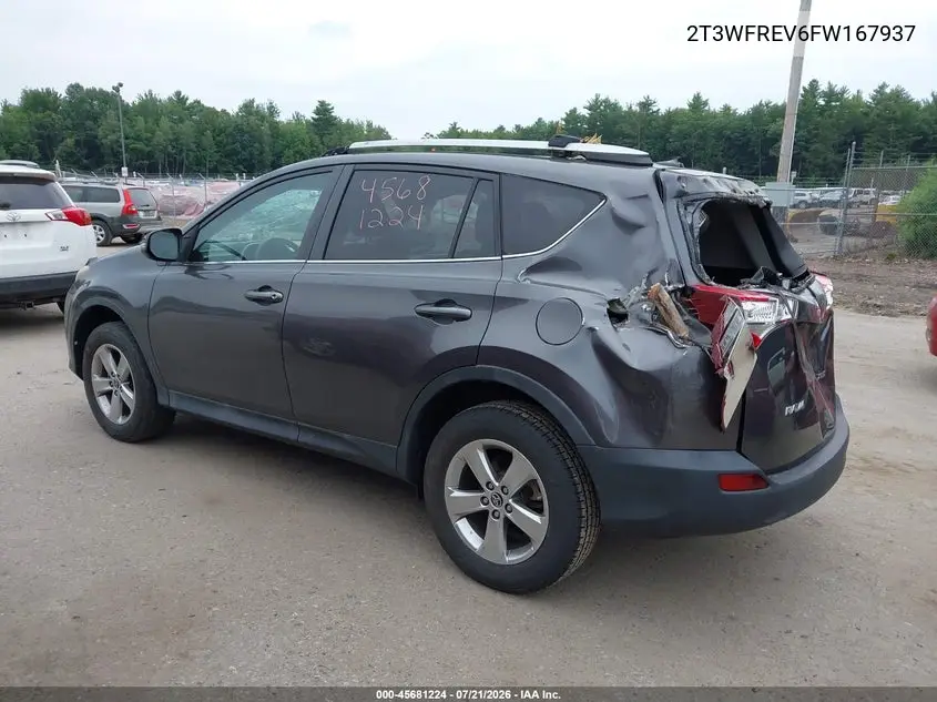 2015 Toyota Rav4 Xle VIN: 2T3WFREV6FW167937 Lot: 45681224