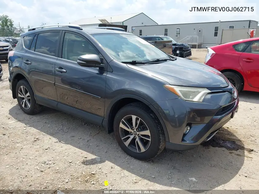 2016 Toyota Rav4 Xle VIN: JTMWFREV0GJ062715 Lot: 45564712