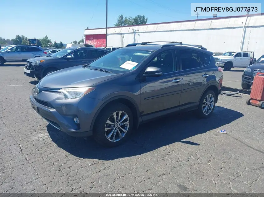 2016 Toyota Rav4 Limited VIN: JTMDFREV8GJ077373 Lot: 45598140