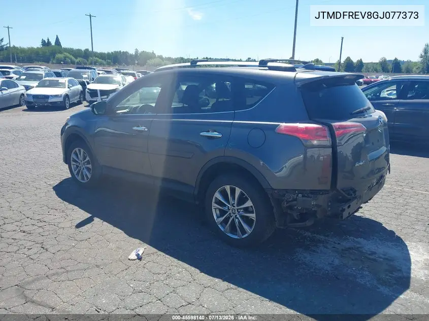 2016 Toyota Rav4 Limited VIN: JTMDFREV8GJ077373 Lot: 45598140